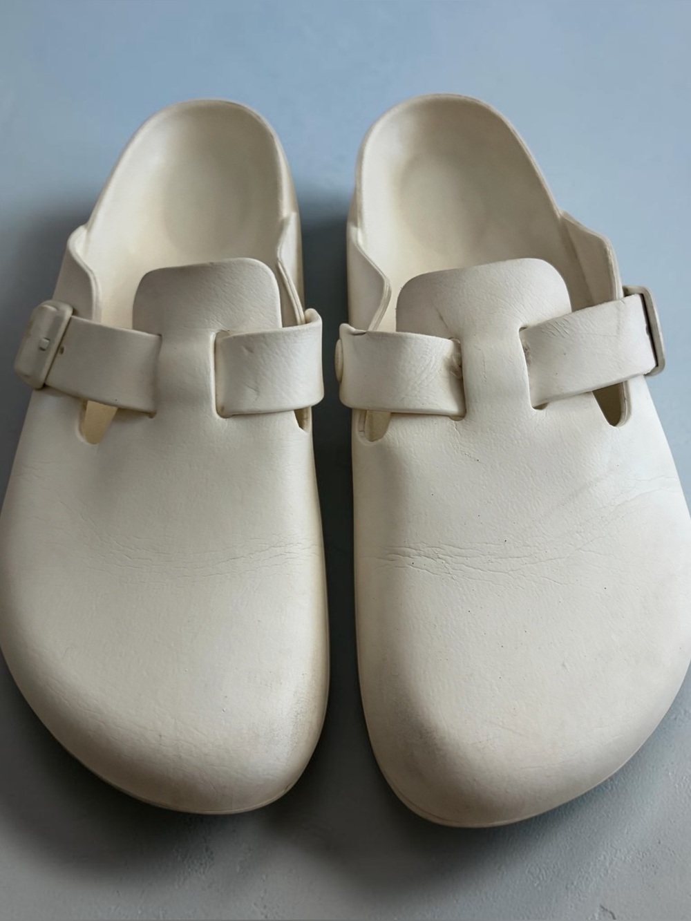 Birkenstock Boston Essentials EVA Eggshell Clogs Women’s Size 7